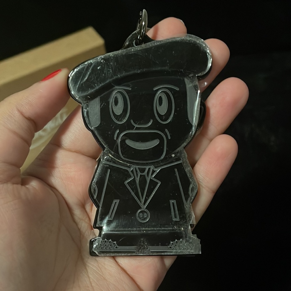 Christian Louboutin Loubi black charm keychain - Picture 6 of 10